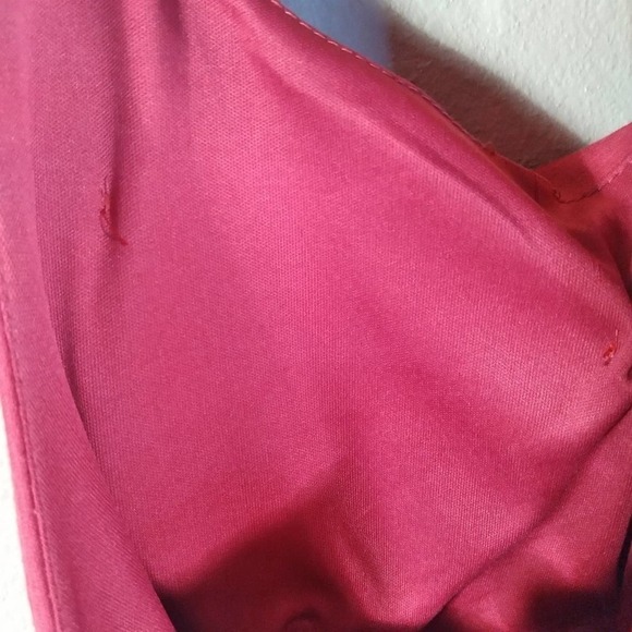 ModCloth Yellow Star Pleated Bow Back Dress Large - Picture 7 of 9